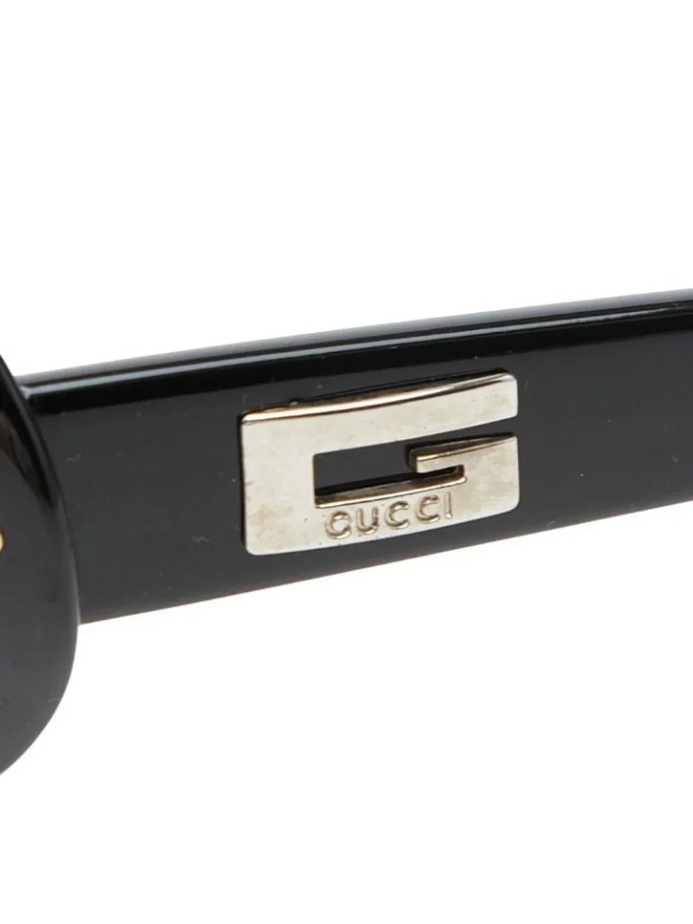 Gucci Sunglasses Eyewear Oval Frame S Black Acetate